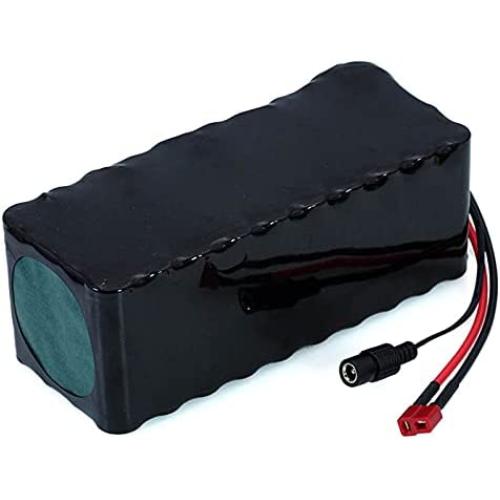 Wnicek 36V 12.5AH 10S 5P Ebike Lithium Battery for 250W 350W 500W 750W 1000W Motor Waterproof PVC Battery Pack Rechargeable Battery with Charger and 20A BMS