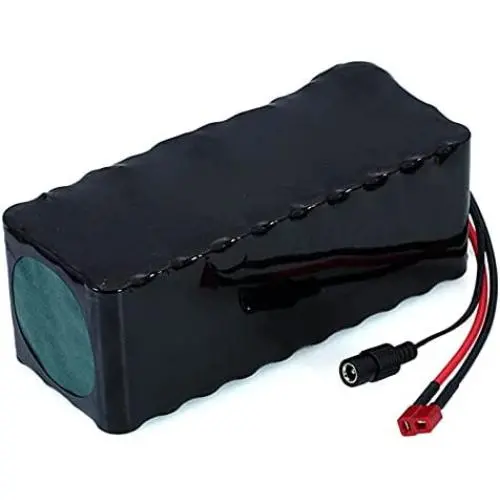 Wnicek 36V 12.5AH 10S 5P Ebike Lithium Battery for 250W 350W 500W 750W 1000W Motor Waterproof PVC Battery Pack Rechargeable Battery with Charger and 20A BMS