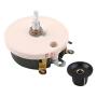 Fielect 100W 10R Ohm Ceramic Wire Wound Potentiometer Linear Rotary Resistor Rheostat with Knob for Industiral Machinery RPM Adjustment