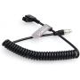 SZRMCC Cabrio Lens Hirose 20 Pin Male to D-tap Coiled Power Cable for Fujinon Cabrio servo Zoom Motor Lens