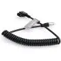 SZRMCC Cabrio Lens Hirose 20 Pin Male to D-tap Coiled Power Cable for Fujinon Cabrio servo Zoom Motor Lens
