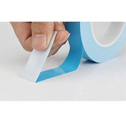 Double Sided Thermal Tape 1 inch Wide X 27 Yards Long Thermal Adhesive Tape, Super Strong Adhesive Non Conductive Heatsink Sticky Tape for Electronic Components LED Strips Head Sinks