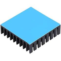 5pcs Heat Sink 35 x 35 x 10 mm / 1.38 x1.38 x 0.39 inch Aluminum Small Heatsink with Thermal Conductive Double Sided Tape for CPU IC LED Board