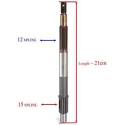Yamadura Boat Motor Propeller Prop Shaft 3V1-64211 3B2-64211 0 44 803744002 8037441 for Tohatsu Nissan Mercury Mercruiser Quicksilver Outboard M 8HP 9.8HP 2/4 Stroke Engine