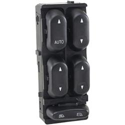 Front Left Driver Side Master Power Door Window Switch 5-Button compatible with 02-05 Excursion Explorer/04-05 Sport Trac/02-06 F250 F350 F550/04-06 F450 Super Duty Crew Cab Pickup - 02-05 Mountaineer