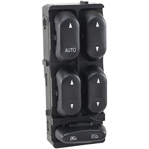 Front Left Driver Side Master Power Door Window Switch 5-Button compatible with 02-05 Excursion Explorer/04-05 Sport Trac/02-06 F250 F350 F550/04-06 F450 Super Duty Crew Cab Pickup - 02-05 Mountaineer