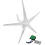 Dyna-Living Wind Turbine Generator Kit 500W DC 12V Wind Turbine Motor with Charge Controller 5 Blades Wind Power Machine for Home Garden Boat Marine Monitoring or Street Lighting (Not Included mast)