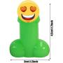 Ronfin Prank Valve Stem Caps,Tire Valve Cover Stem Cover for Prank-Gag Fits for Cars, Trucks, SUVs, Auto, Bikes, Motorcycles,Trucks (5-Green)