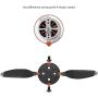 CZFRIEND Drone Accessory 4pcs Upgraded Aluminum Motor Cover Cap fit for DJI Mavic Mini 2/Mavic Mini se, Dustproof & Waterproof & Scratchproof Protection Mounts (Black for Mavic Mini 2/Mini se)