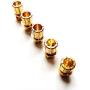 WST 8.0mm Gold Bullet Connector for RC Battery ESC Motor Plug (Pack of 5 Pairs)