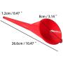 AutoRocking 2 pcs Anti-Splash Bevel Angle Long Stem Petrol Funnel Drip-Free Oil Fliter Funnel Automotive Motorcycle Refueling Tool Fits for Most Gas Tanks