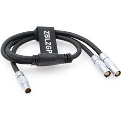 ZBLZGP Breakout Splitter Cable for ARRI LBUS CForce Motor 4 Pin Male to Dual 4 Pin Female