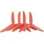 Upgraded Spare Parts Replacement for Syma X5UW X5UC RC Quadcopter Helicopter Copter Toy Motor Three-Blade 3 Blades Propellers Propeller Protectors Blades Frame Landing Skid Included Screws Set (Red)