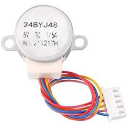 uxcell 24BYJ48 DC 5V Reduction Stepper Motor Micro Reducer Motor 4-Phase 5-Wire 1/64 Reduction Ratio
