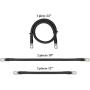 Aftermarket 1/0 Gauge Golf Cart Battery Cables Fits EZGO Medalist 36V 36 Volt Golf Carts (1986 to 1994) 5 Piece Set