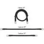Aftermarket 1/0 Gauge Golf Cart Battery Cables Fits EZGO Medalist 36V 36 Volt Golf Carts (1986 to 1994) 5 Piece Set