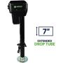 Bastion Premier Power Tongue Jack | Electric or Manual Operation | 3500LB Capacity A-Frame | 12V Power | Front-Facing LED Light | for Trailers, Campers, Boats, RVs, & More