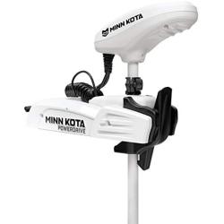 Minn Kota 1363558 Riptide PowerDrive Saltwater Electric-Steer Bow-Mount Trolling Motor with Digital Maximizer & Copilot, 55 lbs Thrust, 48