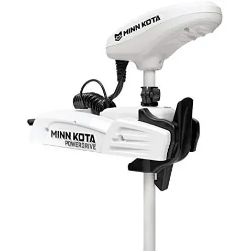 Moteur électrique de remorquage Minn Kota Riptide PowerDrive 55 lb, à commande directionnelle avant, avec Digital Maximizer et Copilot, arbre de 48 pouces. Moteur électrique de remorquage Minn Kota Riptide PowerDrive 55 lb, à commande directionnelle avant, avec Digital Maximizer et Copilot, arbre de 48 pouces.
