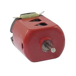 sourcing map Flat Electric 130 Motor 1.5V DC 9000RPM 400mA Red Black