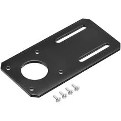 MECCANIXITY Motor Bracket Motor Mounting Holder 100x50mm Black for NEMA 17 Stepper Motor with Screws 2 Set