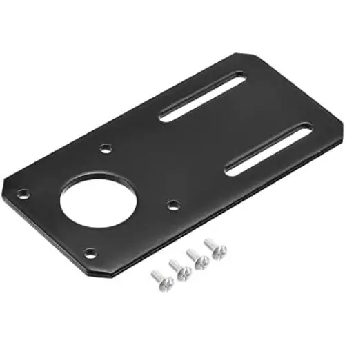 MECCANIXITY Motor Bracket Motor Mounting Holder 100x50mm Black for NEMA 17 Stepper Motor with Screws 2 Set