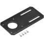 MECCANIXITY Motor Bracket Motor Mounting Holder 100x50mm Black for NEMA 17 Stepper Motor with Screws