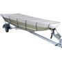 Jon Boat Cover 14ft, 100% Waterproof Heavy Duty 600D Cover, Fits 14 ft Length, Beam Width up to 70, with Motor Cutout.