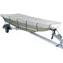 Jon Boat Cover 14ft, 100% Waterproof Heavy Duty 600D Cover, Fits 14 ft Length, Beam Width up to 70, with Motor Cutout.