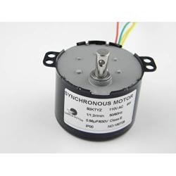 CHANCS 50KTYZ Synchronous Low Speed Motor AC 110V 1/1.2RPM Small Electric Motor