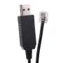 USB DB9 RS232 to RJ11 RJ12 Serial Cable for Leadshine Servo Stepper Motor DM432C DM442 DM556 6FT (USB to RJ12 - with FTDI Chip)