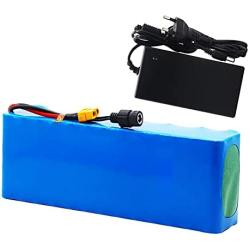 Wnicek 48V E-Bike Battery Pack 10000mAh 13S 3P Lithium-ion Battery for 250W 350W 500W 750W 1000W Motor for MTB Bicycles Electric Scooters Electric Tricycles with Charger