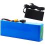 Wnicek 48V E-Bike Battery Pack 10000mAh 13S 3P Lithium-ion Battery for 250W 350W 500W 750W 1000W Motor for MTB Bicycles Electric Scooters Electric Tricycles with Charger