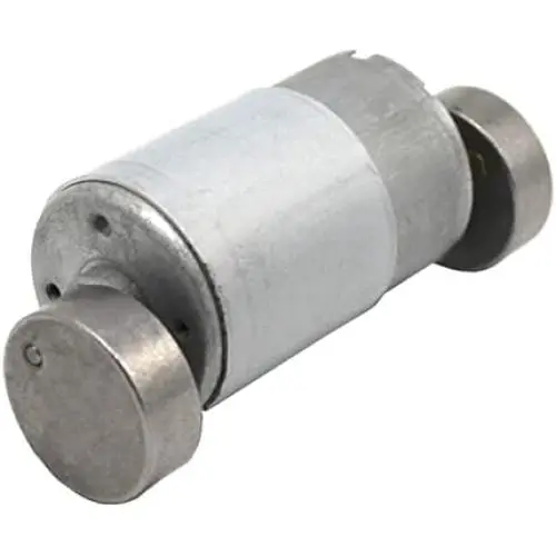 Moteur Vibreur Électrique à Double Tête DC 12V-24V 6000RPM 555 Brossettes avec Masse Rotative en Fer - Couple Élevé Moteur Vibreur Électrique à Double Tête DC 12V-24V 6000RPM 555 Brossettes avec Masse Rotative en Fer - Couple Élevé