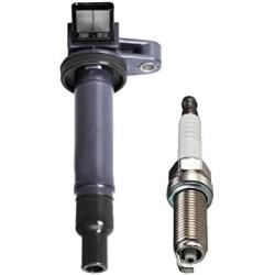 ENA Ignition Coil Pack and Spark Plug Set of 8 Compatible with Toyota 4Runner Tundra Sequoia 4.7L V8 Replacement for UF230