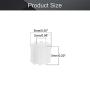 Othmro 10pcs Plastic Gears 8 Teeth Model 082A Reduction Gear Plastic Worm Gears for RC Car Robot Motor