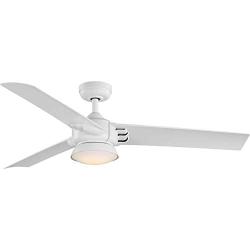 Edwige Collection 3-Blade White 52-Inch DC Motor LED Contemporary Ceiling Fan