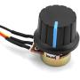 Fansipro DC 6-60V 12V 24V 36V 48V 30A PWM Adjustable Motor Controller Start Stop Switch, Black