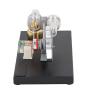 Hot Air Stirling Engine Motor, Children Science Projects Tabletop Tech Toy Stirling Engine Motor Mechanical Learning Imaginative for Classroom Presentations