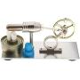 NUPART Mini Hot Air Stirling Engine Motor Model Steam Engine Physics Educational Toy