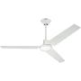 Westinghouse Lighting Westinghouse 7812700 Jax, Modern Industrial Style Ceiling Fan and Wall Control, 56 Inch, White Finish