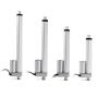 EElabper 750N Electric Linear Actuator 10mm/s 12V Stroke 250mm Motor Linear Motion Controller with Limit Switch