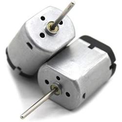 Pangocho Jinchao-Dc Motor 22 mm Long Shaft DC Motor Micro, Shaft Dia: 2mm Power Motor for DIY Toy Cars Model Boats, DC 6-12V Motor 1650-3300 RPM, Easy to Install