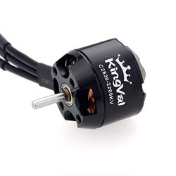 KingVal Replacement 2830 2200KV Brushless Motor with Screw Kit Compatible with RC Fixed-Wing Airplane Glider Aircraft