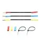 Hobby Fans 4mm Banana Plugs Connector Extension Cable Wire for RC Brushless Motor ESC (3-Pack)