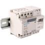 Electrodepot 40 Amp 4 Pole Normally Open 110-120VAC Coil (Silent Operation) Motor Load 40A and Lighting Load 63A Contactor Bundle with 24-7 Electronic Programmable Timer and DIN Rail 35 x 150 mm
