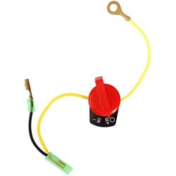 QAZAKY On/Off Engine Stop Kill Switch Control Compatible with GX110 GX120 GX160 GX200 GX240 GX270 GX340 GX390 ED1000 EZ1400 EG1400 EG1000 EZ2500 EZ3500 EZ5000 WT30XK4 WT40XK3 CC4033 26A-BPH3710