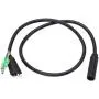 Vifemify Electric Bike Accessories 600mm Motor Convert Extension Cable 9 Pin Conversion Line Waterproof Connector Electric Conversion Kit