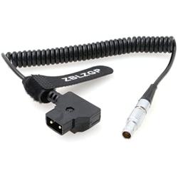 ZBLZGP D-tap to 0B 7 Pin Motor Coiled Power Cable for TILTA Nucleus-M Wireless Follow Focus