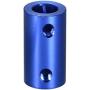 uxcell 5mm to 8mm Bore Rigid Coupling Set Screw L25XD14 Aluminum Alloy,Shaft Coupler Connector,Motor Accessories,Dark Blue